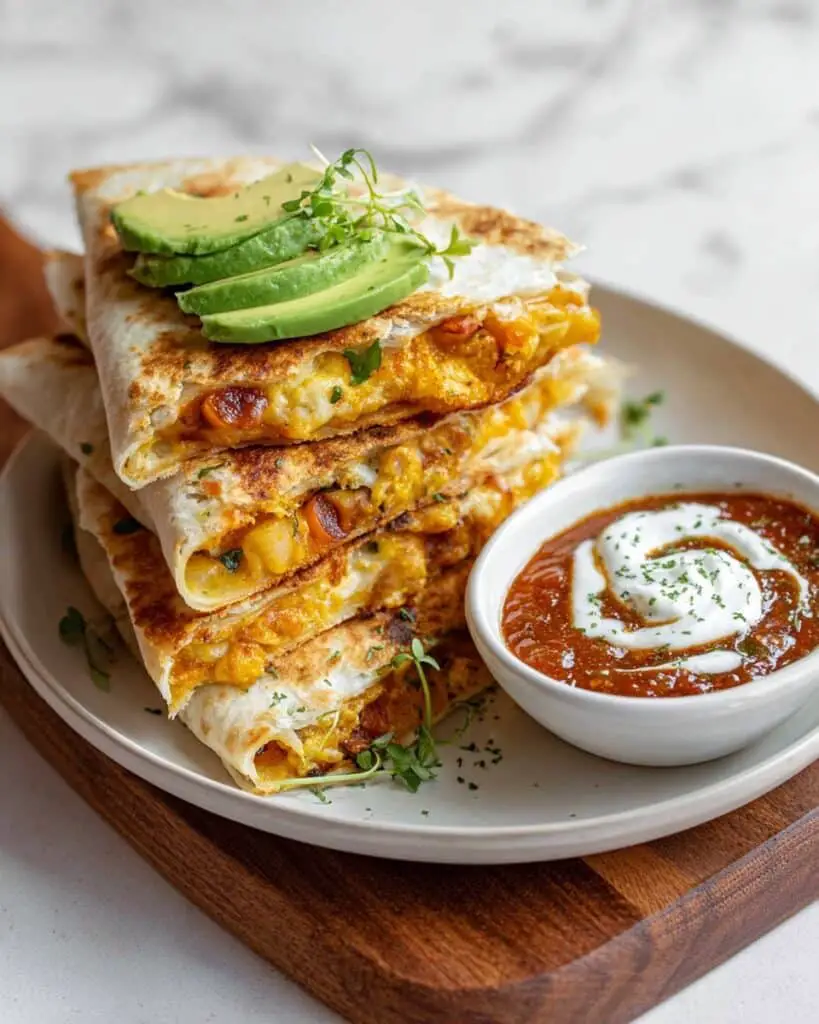 Sheet Pan Breakfast Quesadilla Recipe