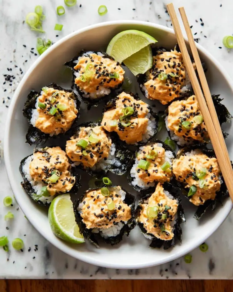 Salmon Sushi Cups Recipe