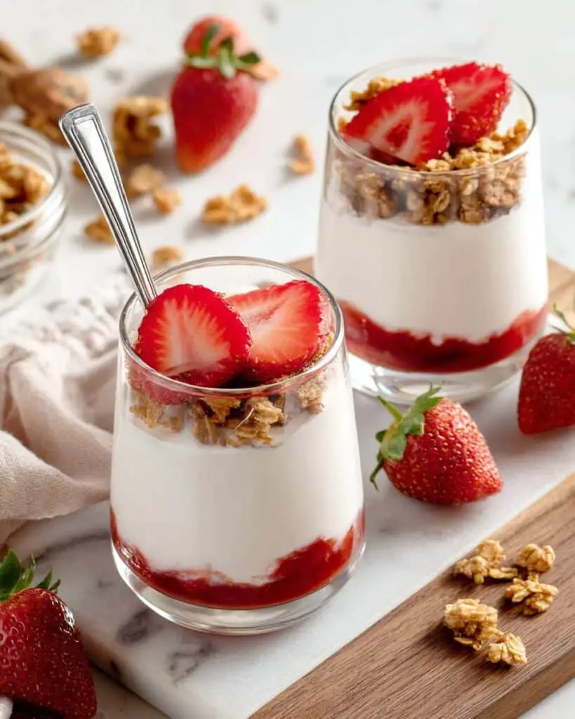 Fruit on the Bottom Greek Yogurt Snack Cups Recipe