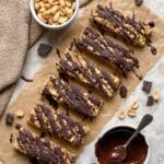 Peanut Butter Chocolate Protein Bars (No-Bake, Gluten-Free) Recipe
