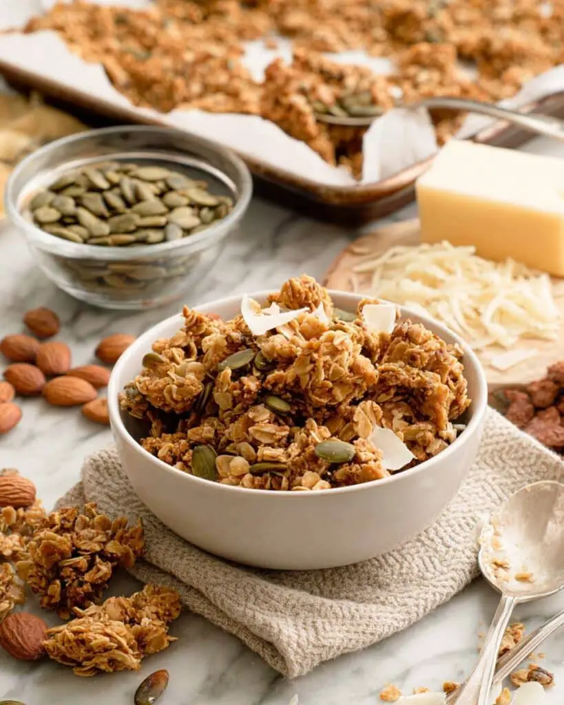 Savory Italian Parmesan Granola Recipe