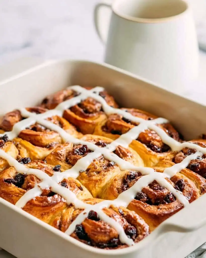 Hot Cross Cinnamon Buns Recipe