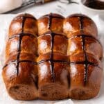 Double Chocolate Hot Cross Buns Recipe