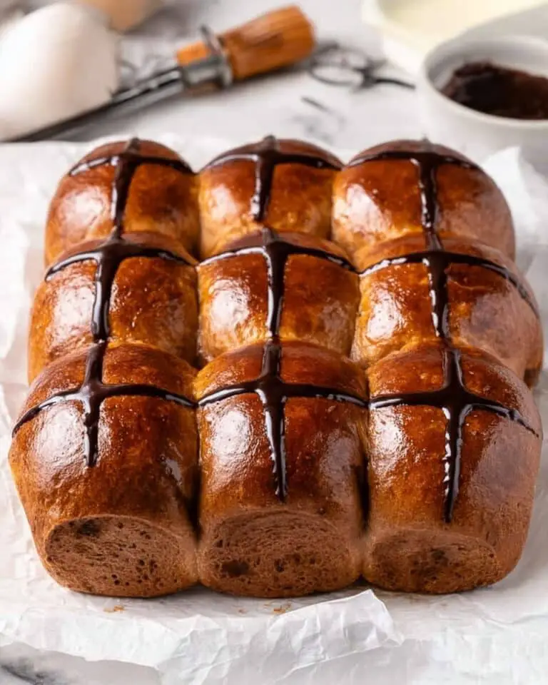 Double Chocolate Hot Cross Buns Recipe