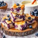 Blueberry Butter Swim Biscuits with Lemon Glaze Recipe