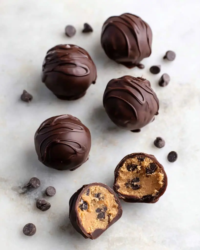 Paleo Chocolate Chip Cookie Dough Truffles Recipe