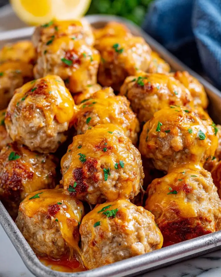 Easy Cheesy Sausage Balls Recipe