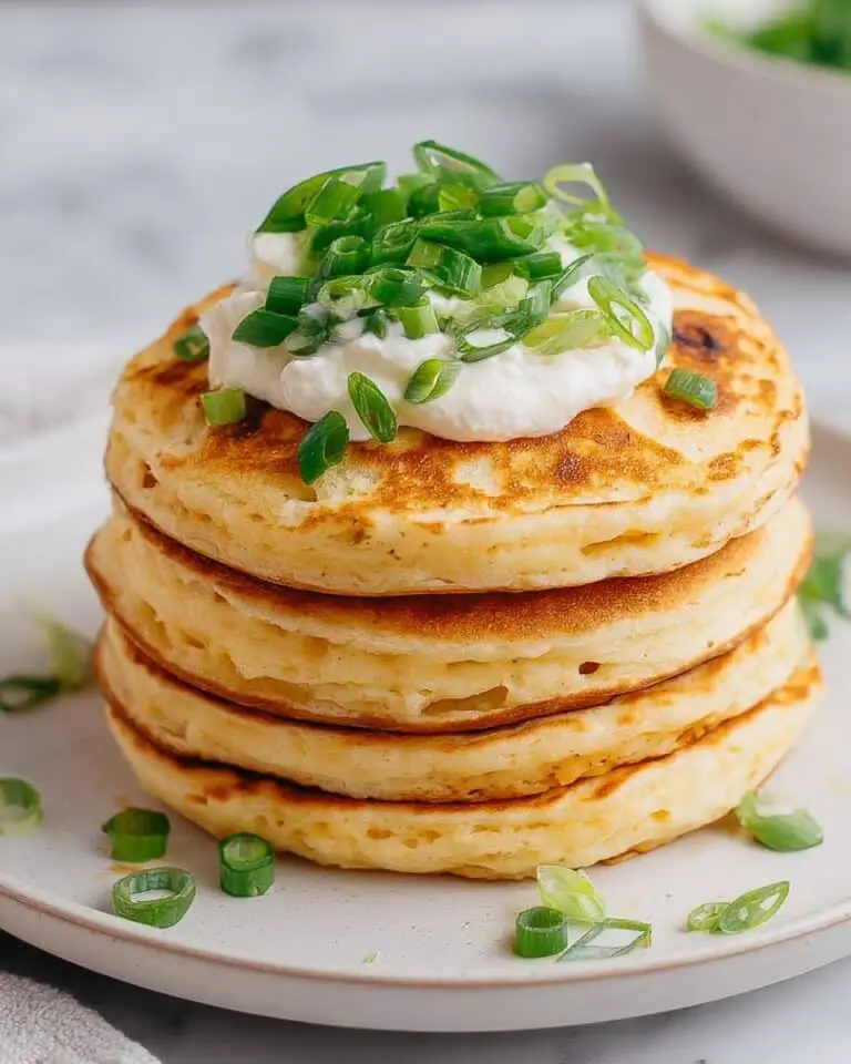 Savory Cheese Pancakes Recipe