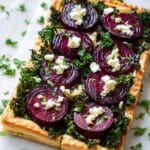 Roasted Beet and Feta Puff Pastry Tart Recipe