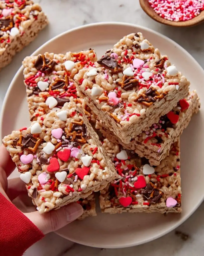 Brown Butter Pretzel Chocolate Chip Rice Krispie Treats Recipe
