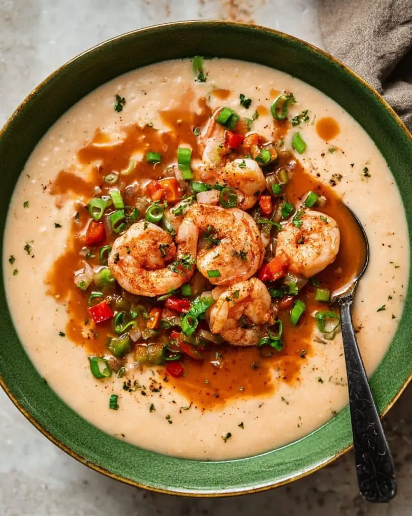 Cajun Shrimp and Grits with Smoked Gouda Recipe