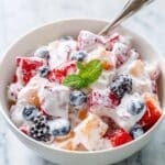 Creamy Mixed Fruit Salad with Sour Cream Recipe