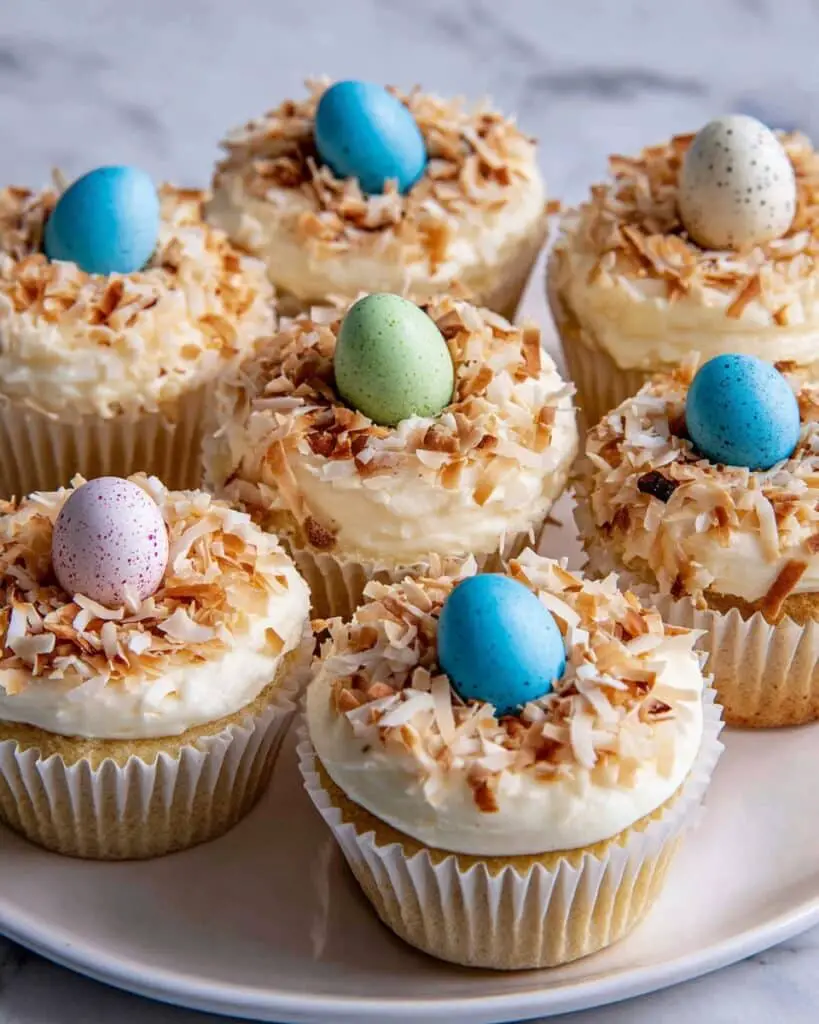 Cupcakes with Coconut Buttercream Frosting Recipe