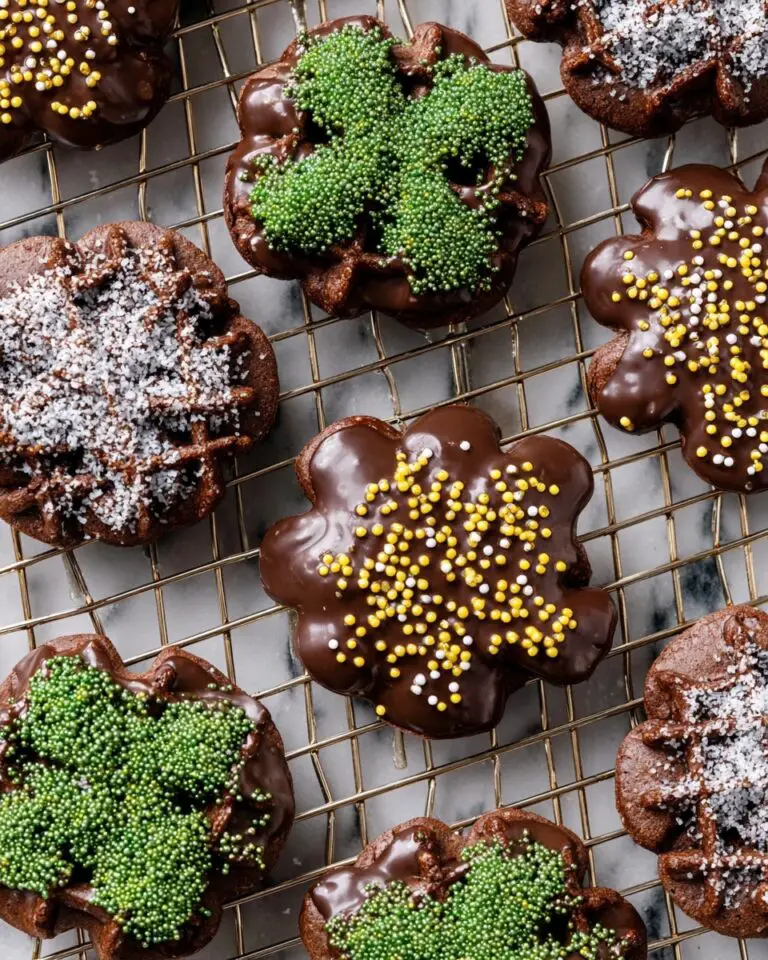 Chocolate Waffle Cookies Recipe