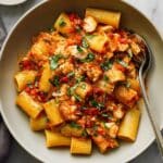 Tomato Cod Fish Pasta (Simple & Healthy) Recipe