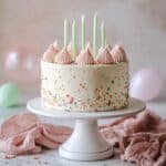 Mini Eggless Funfetti Cake for Two Recipe