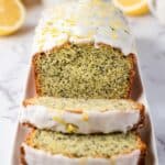 Lemon Zucchini Poppy Seed Bread with Lemon Icing Recipe