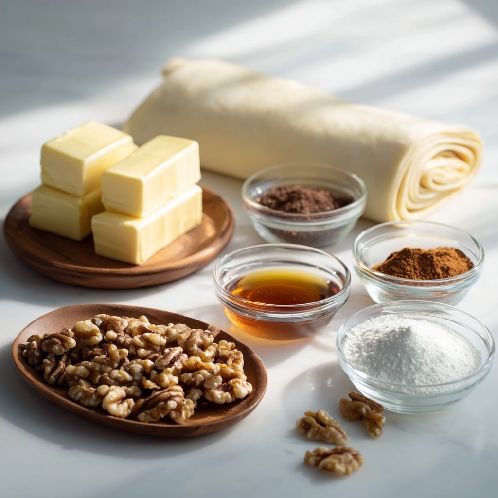 Puff Pastry Cinnamon Rolls with Vanilla Glaze Recipe - Recipe Image