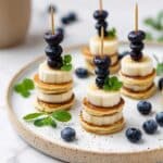 Mini Lemon-Blueberry Pancake Skewers Recipe