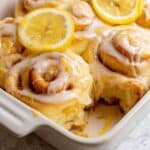 Lemon Rolls with Cream Cheese Frosting and Lemon Curd Recipe