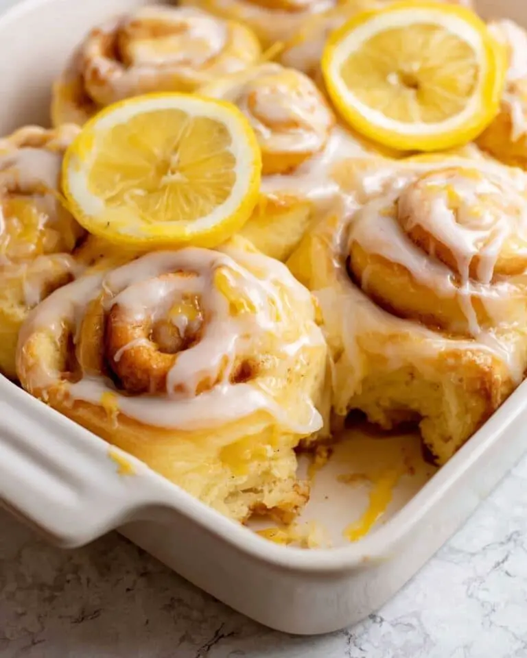 Lemon Rolls with Cream Cheese Frosting and Lemon Curd Recipe