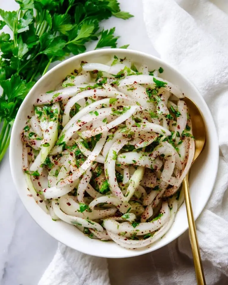 Marinated Turkish Onion Salad Recipe