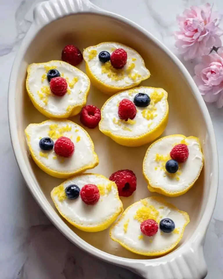 Lemon Posset with Fresh Berries Recipe