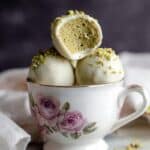 White Chocolate Pistachio Truffles Recipe