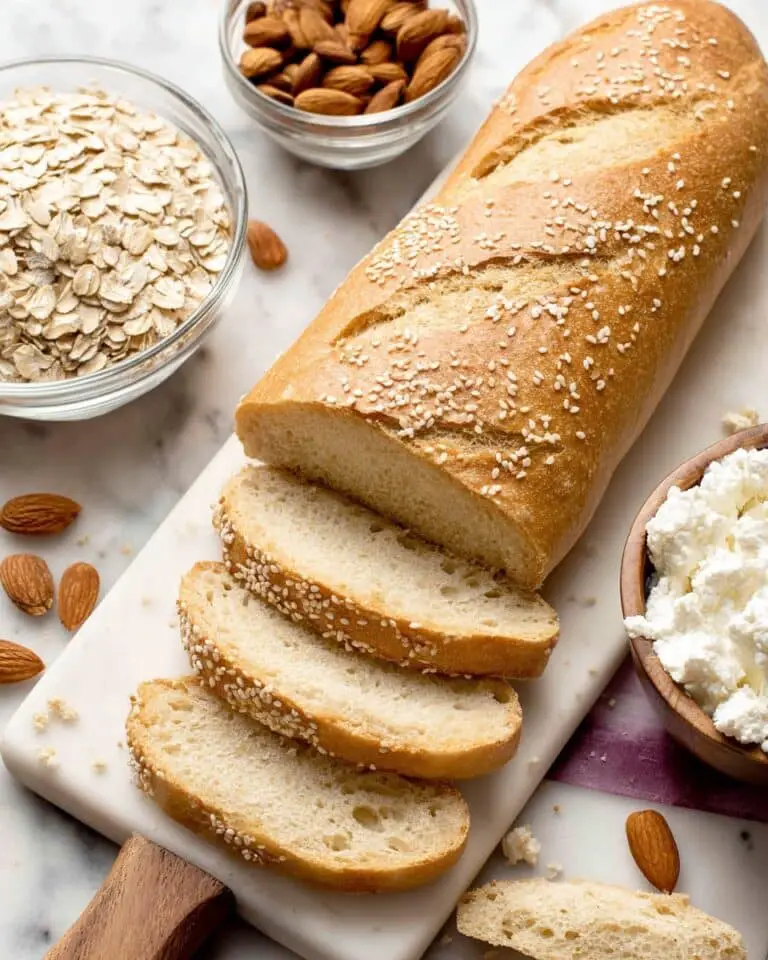 Gluten-Free Cottage Cheese French Bread Loaf (No Yeast) Recipe