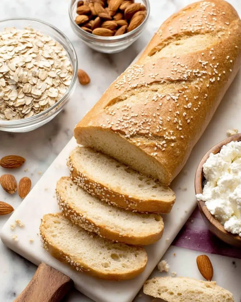 Gluten-Free Cottage Cheese French Bread Loaf (No Yeast) Recipe