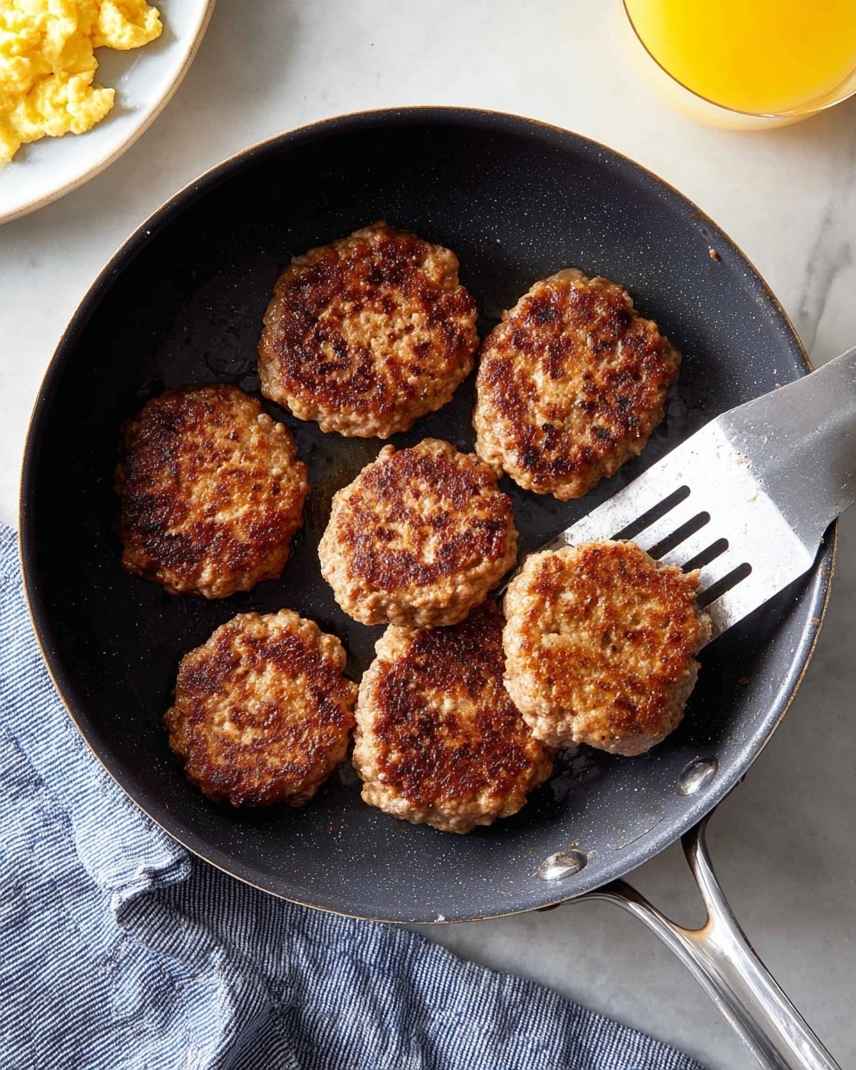 Two white bowls sit on a white marbled surface. The left bowl is filled with pinkish ground turkey, showing its fine, soft texture piled up neatly. The right bowl holds several spices arranged in small piles: off-white granulated garlic, white kosher salt, light brown rubbed sage, reddish-orange red pepper flakes, deep red smoked paprika, beige fennel seed, dark pepper, and brown poultry seasoning. The spices create a colorful, textured contrast against the smooth white bowl. Photo taken with an iphone --ar 4:5 --v 7