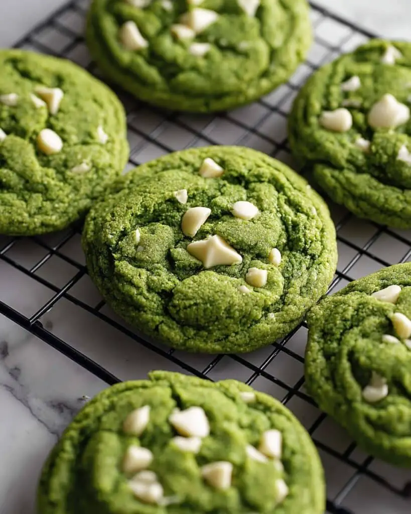 Matcha White Chocolate Cookies Recipe