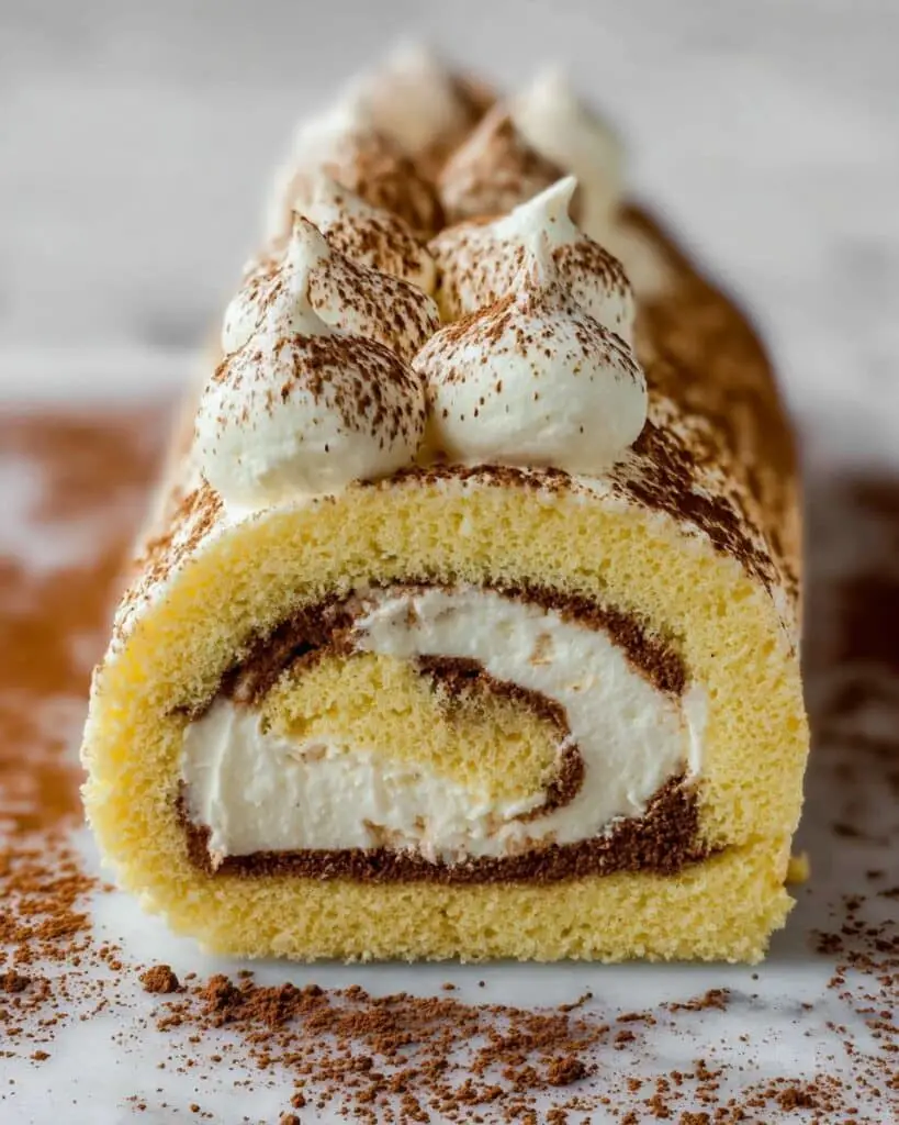 Tiramisu Cake Roll Recipe