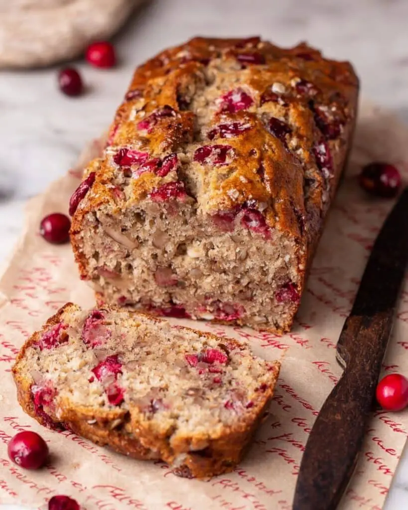 Moist Cranberry Banana Bread Recipe