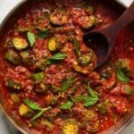 Southern Stewed Okra and Tomatoes Recipe