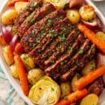 Baked Corned Beef and Cabbage with Roasted Vegetables Recipe