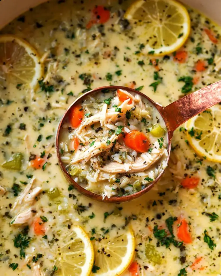Greek Lemon Rice Soup Recipe