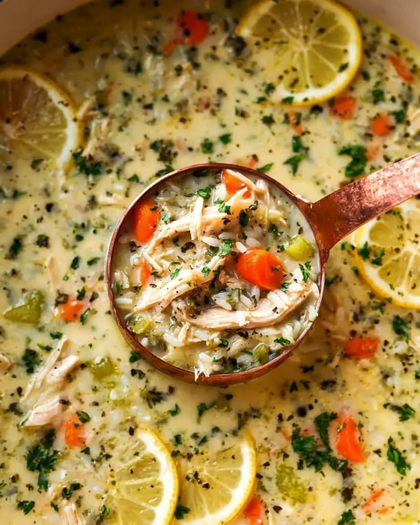 Greek Lemon Rice Soup Recipe