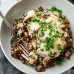 Mushroom Cheeseburger Casserole Recipe
