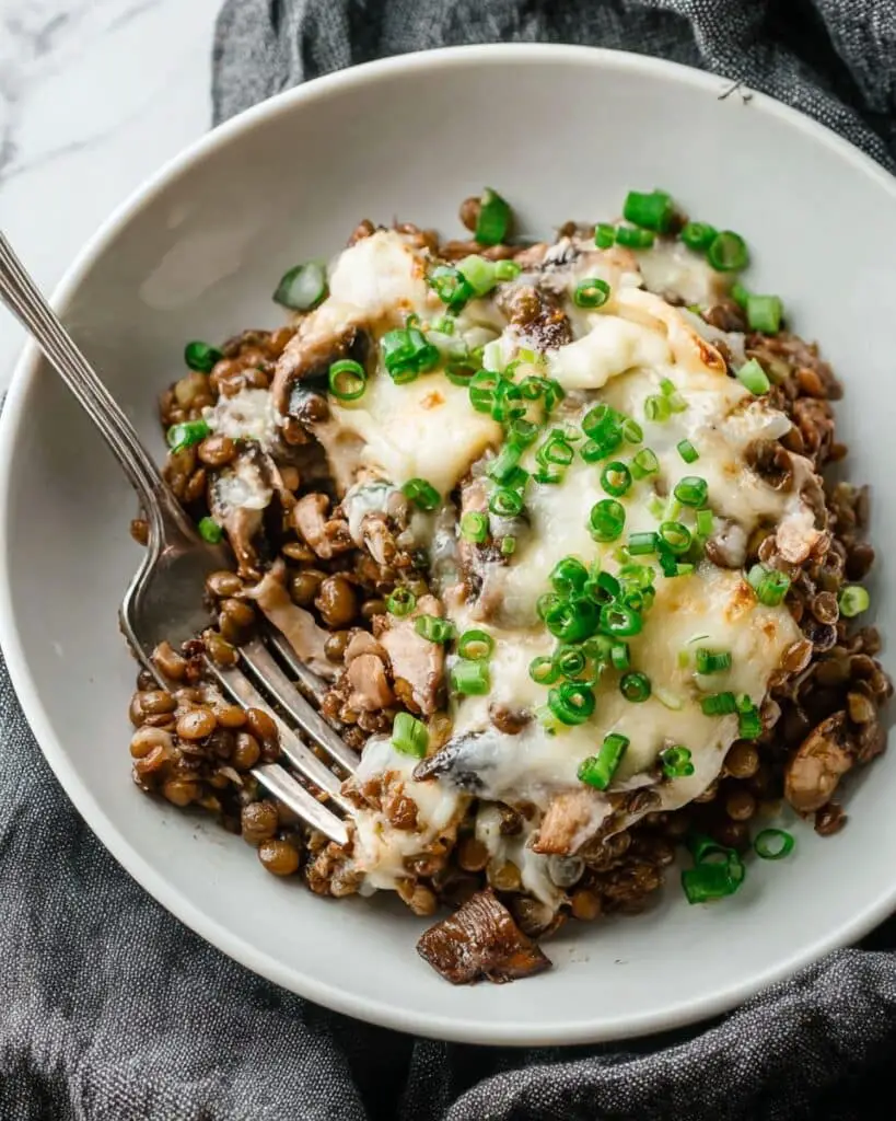 Mushroom Cheeseburger Casserole Recipe