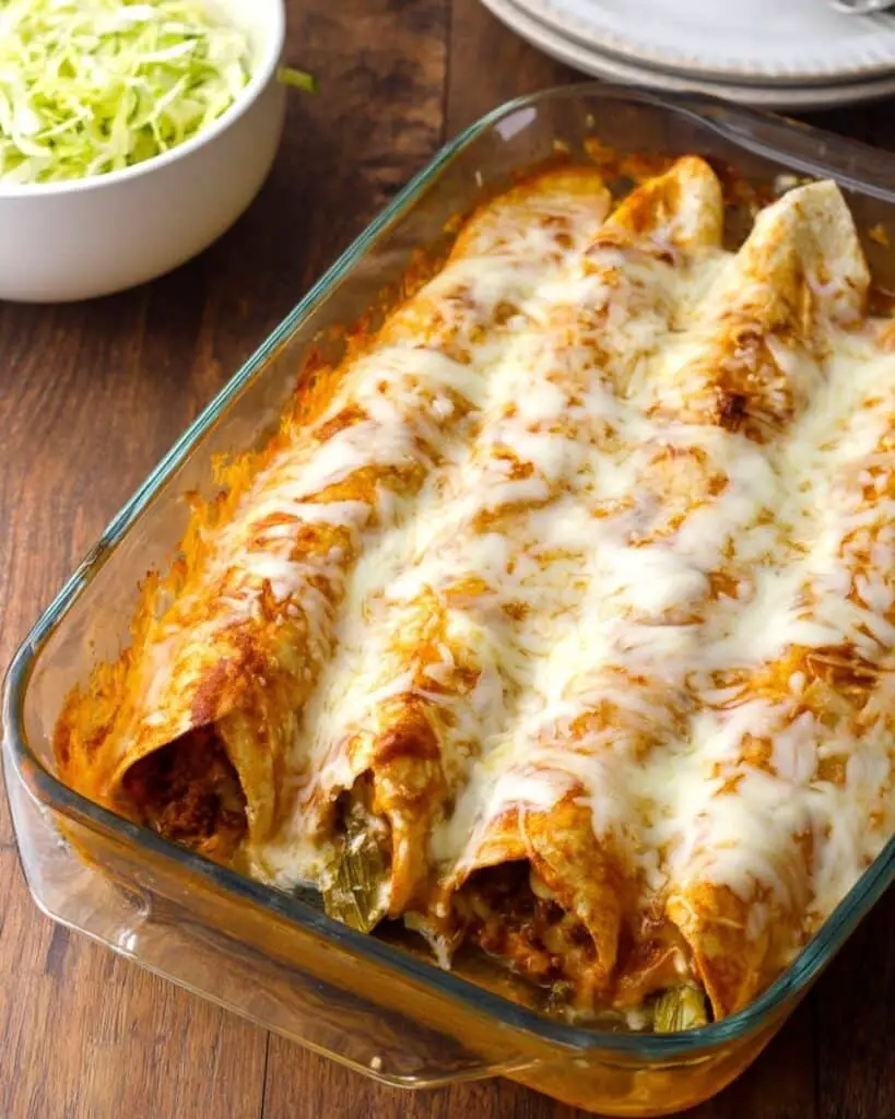 Zucchini Beef Enchiladas Recipe