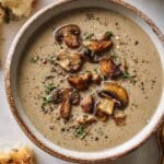 Cream of Mushroom Soup with Coconut Milk and Optional Porcini Recipe