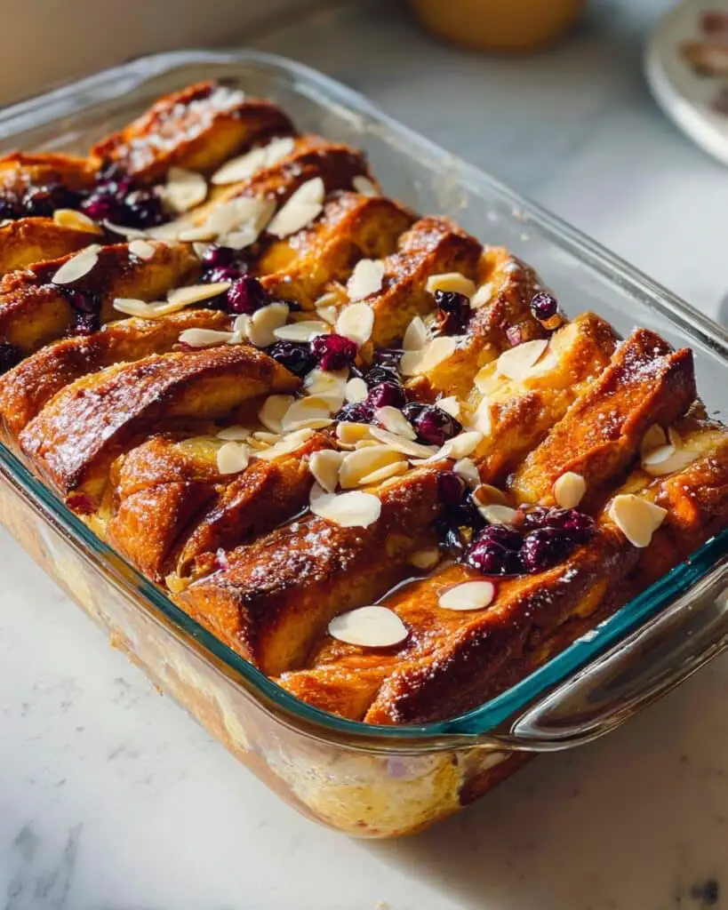 Lemon Blueberry Overnight French Toast Recipe