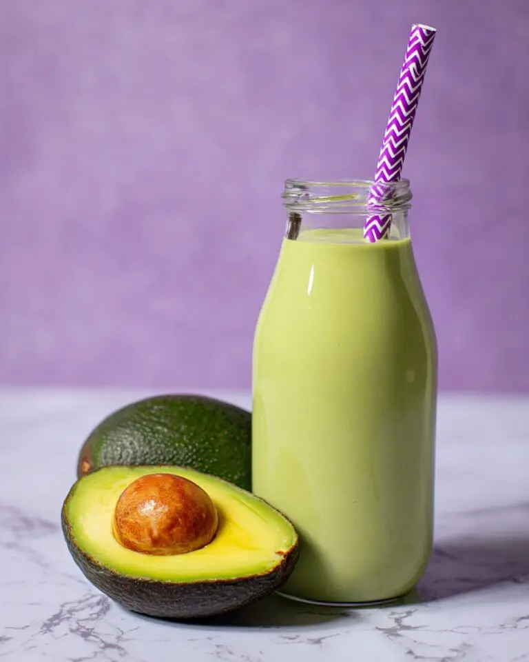 3 Ingredient Avocado Smoothie Without Banana Recipe