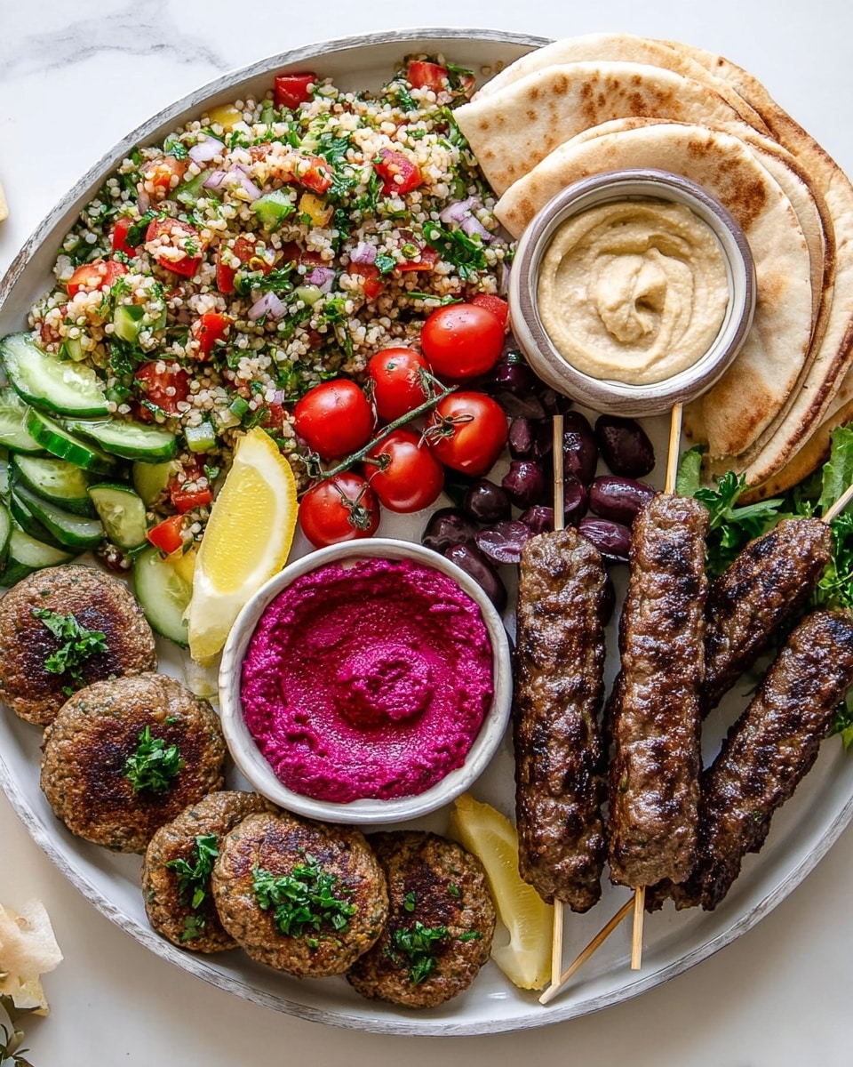 Easy Kofta with Mint Yoghurt Sauce Recipe