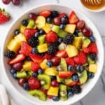 Fresh Fruit Salad with Citrus Honey Dressing Recipe