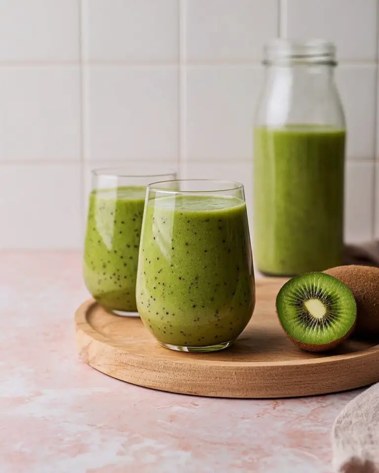 Healthy Kiwi Smoothie with Greek Yogurt Recipe