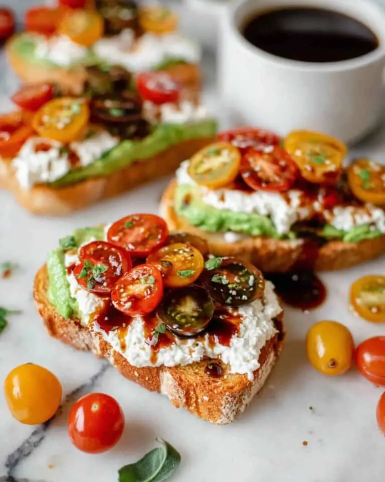 Sweet and Savory Cottage Cheese Toast Recipe