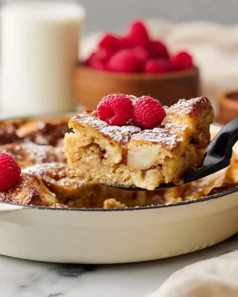 Chocolate Chip Cinnamon Bread Pudding Recipe