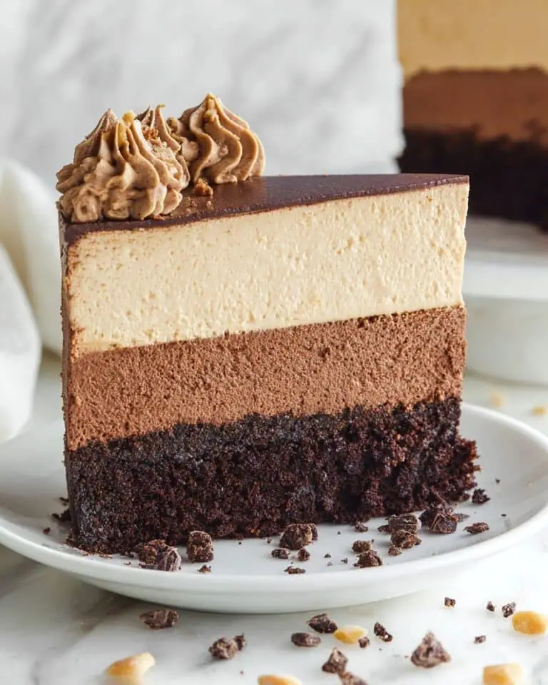 Peanut Butter Chocolate Mousse Cake Recipe